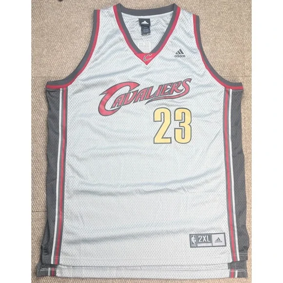 Adidas NBA Cleveland Cavaliers #23 Lebron James Basketball Jersey Size 2XL - Picture 1 of 9